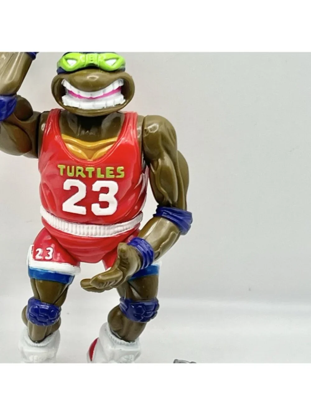 TMNT Sewer Sports All Stars Slam Dunkin' Don With Ball And Net Playmates 1991